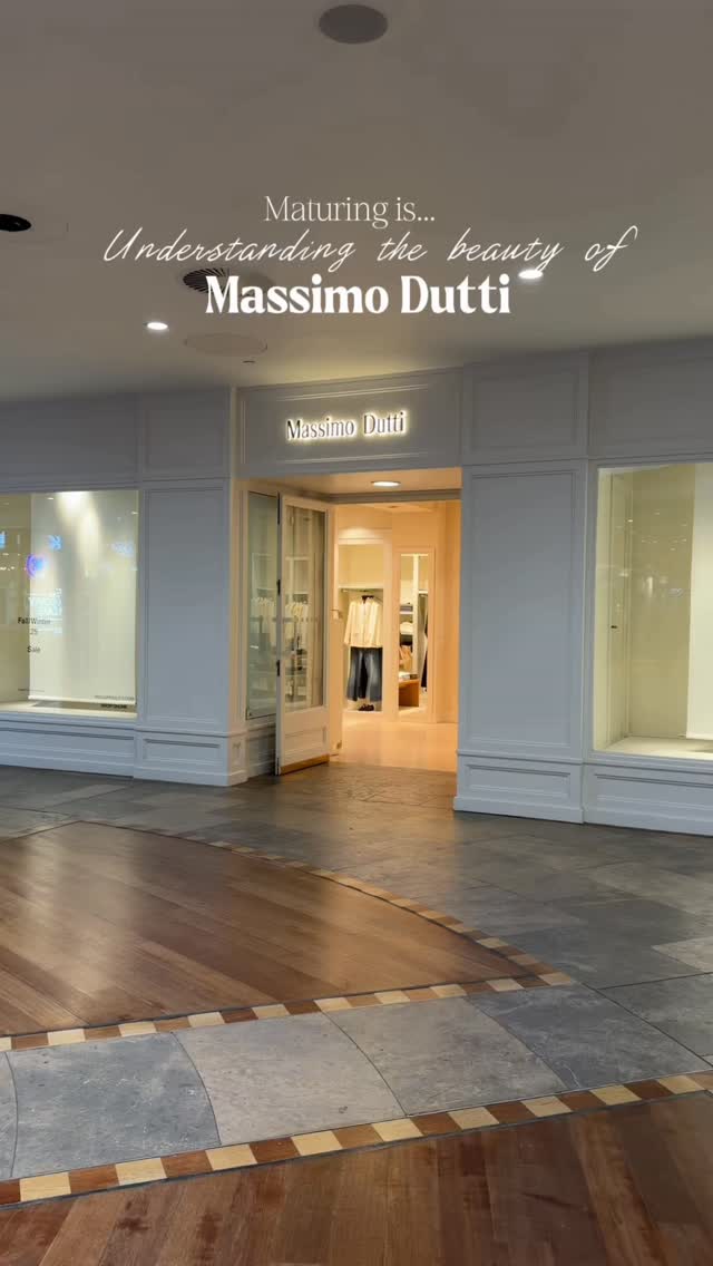 Instagram post by @onur.twoberry for Massimo Dutti. Caption reads: [...] is understanding the beauty of Massimo Dutti....