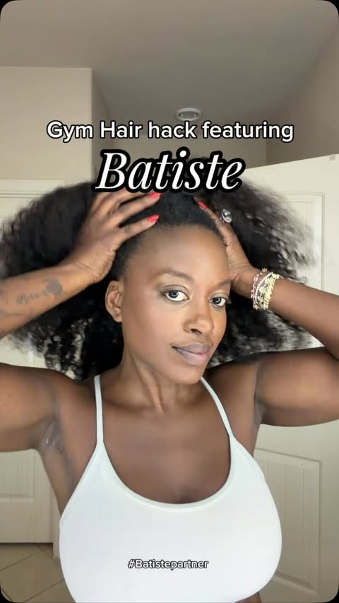 Instagram post by @ucancallmeveeig for Batiste US. Caption reads: Batiste really said, “Girl, leave that leave-out....