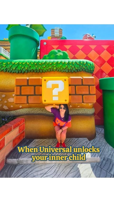 Instagram post by @lifewithtinyhumans for Universal Orlando Resort. Caption reads: [...] 🫣 Thank you @universalorlando....