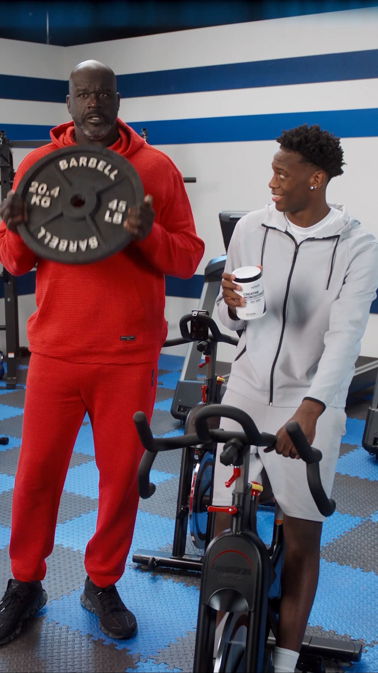 Instagram post by @aj.dybantsa for Nutricost. Caption reads: [...] around, but these deals are no....