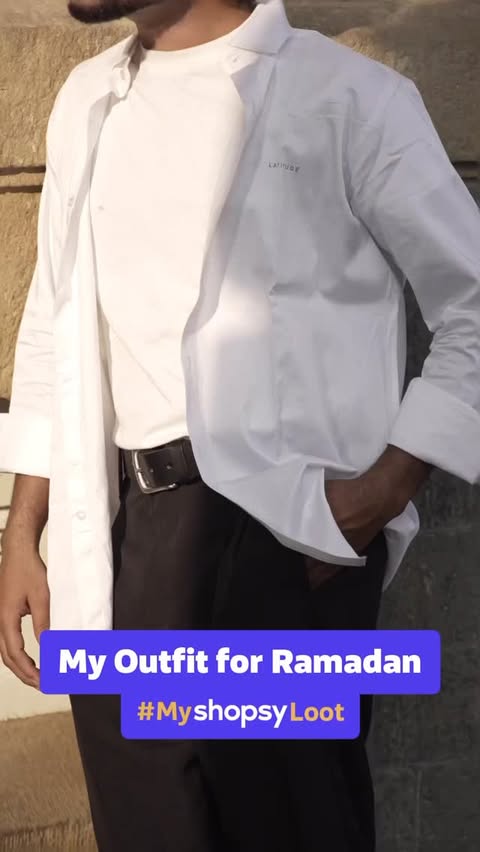 Instagram post by @mnameisriyaz for Shopsy. Caption reads: [...] festive look with simple elegance 🤍....