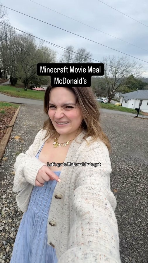 Instagram post by an influencer for McDonald's of Three Rivers. Caption reads: [...] over the weekend! @mcdonaldsofthreerivers My....