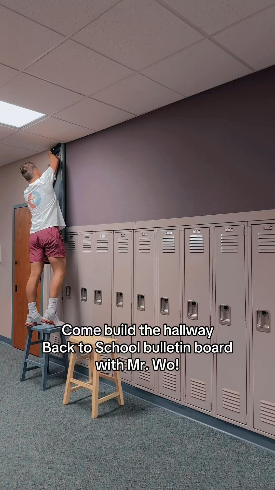 Instagram post by @mr.woita for Oriental Trading. Caption reads: Call me for all your bulletin board needs! I have....