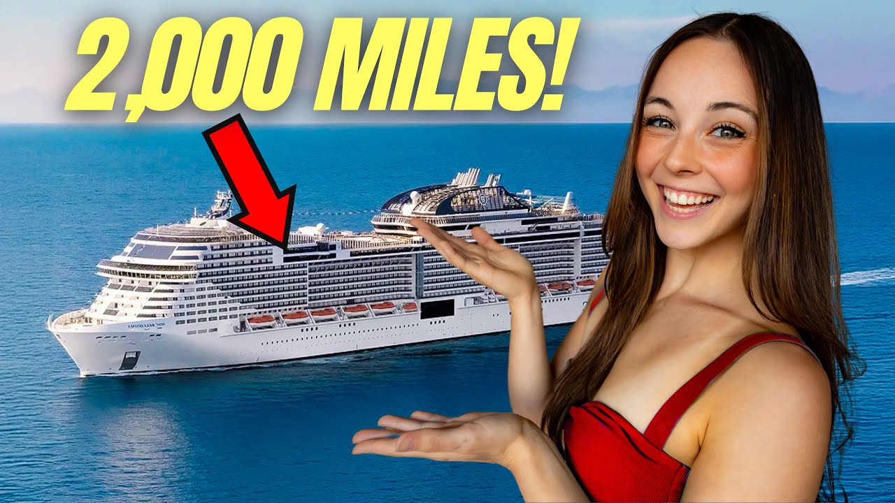 YouTube post by @wanderlustalley for Musicbed. Caption reads: Japan to Taiwan by Luxury Cruise Ship | MSC....