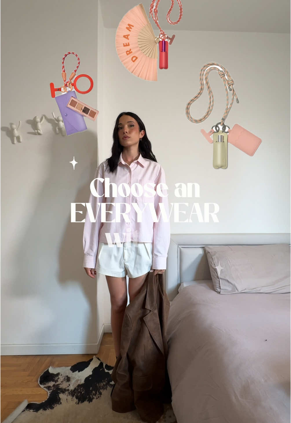 TikTok post by @giorgiaradaellii for PUPA Milano. Caption reads: choose an everywear with me🌈 @PUPA Milano #adv....