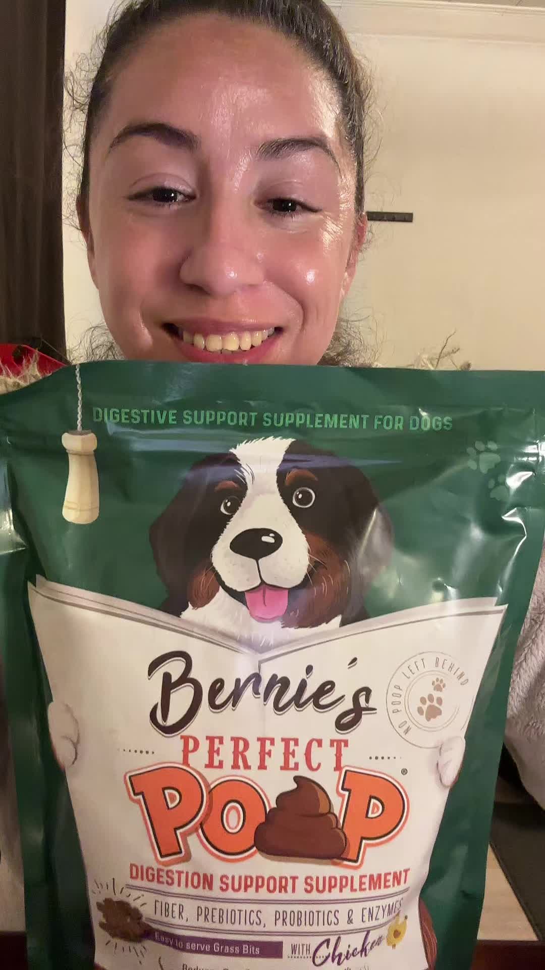 TikTok post by @lunalilyandgremlin for Bernie's Best. Caption reads: @Bernie’s Best THANKS FOR SENDING US THESE....