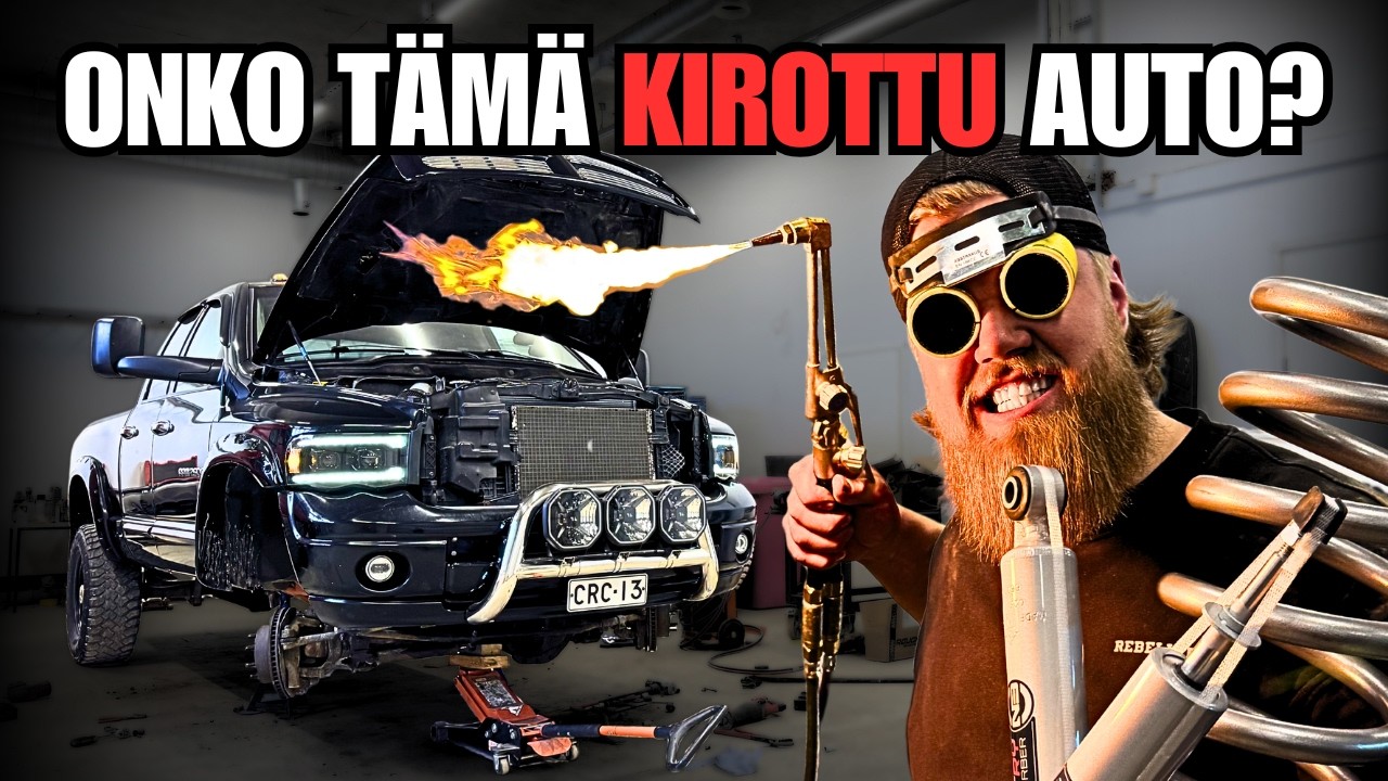 YouTube post by @rebelwerks for Carholics. Caption reads: [...] ja muut Carholicsin tuotteet -20%....