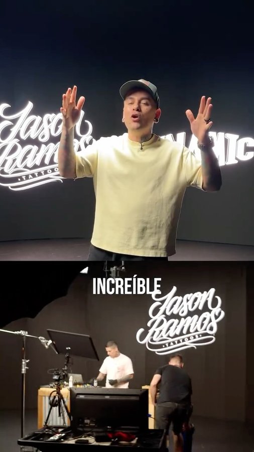 Instagram post by @jasonramosandson for Dynamic Color. Caption reads: 🐅 15 AÑOS TATUANDO. UNA SOLA OPORTUNIDAD.

🐅....