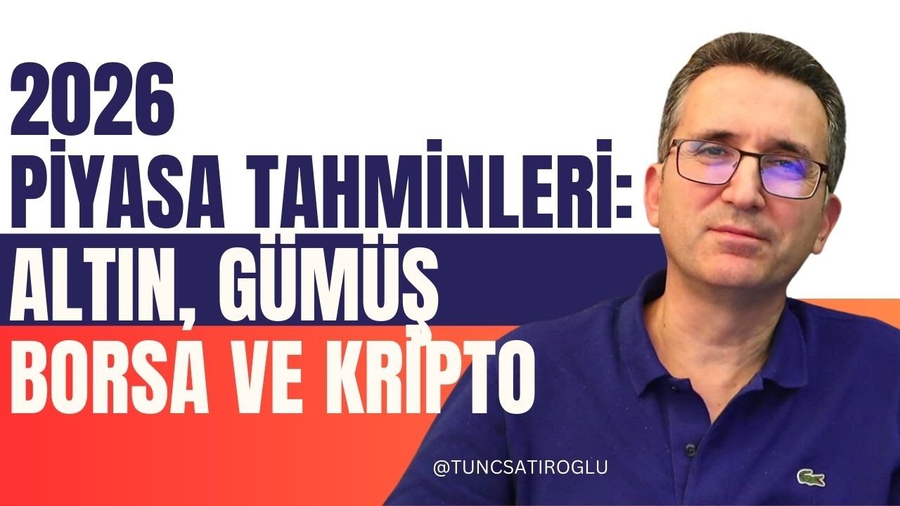 YouTube post by @KanalFinans for Bitlo. Caption reads: 2026 Market Predictions: Gold, Silver, Stock....