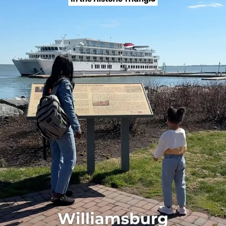 Instagram post by @mommiesjade for Visit Williamsburg. Caption reads: Think Williamsburg is just a history stop? Let me....