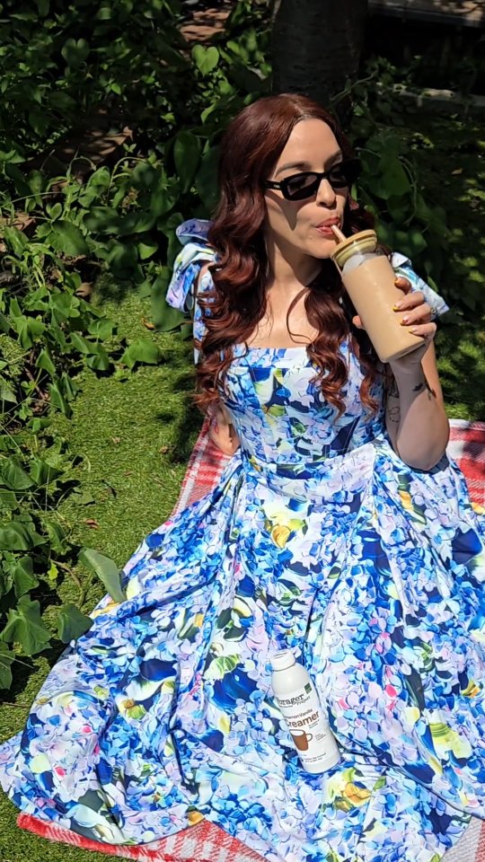 Instagram post by @kittyj08 for Forager Project. Caption reads: Starting the day creamy, dreamy, and totally....