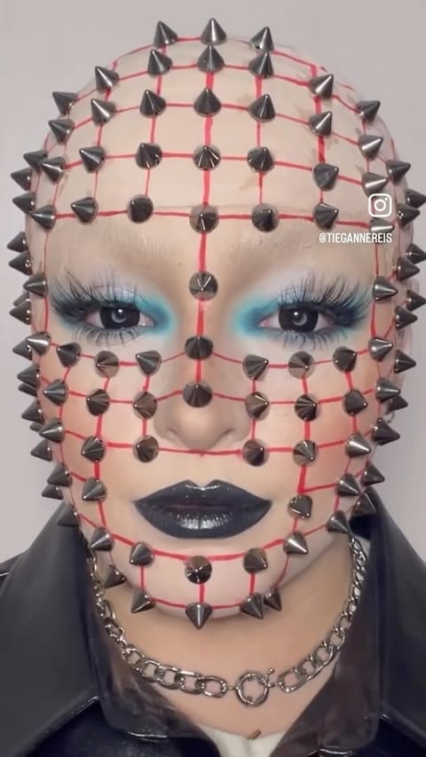 Instagram post by @tiegannereis for Snazaroo. Caption reads: [...] IRL foundation and setting spray #snazaroo....