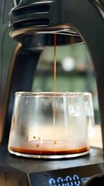 Instagram post by @softpourn for Flair Espresso. Caption reads: The Flair NEO Flex reimagined budget friendly....