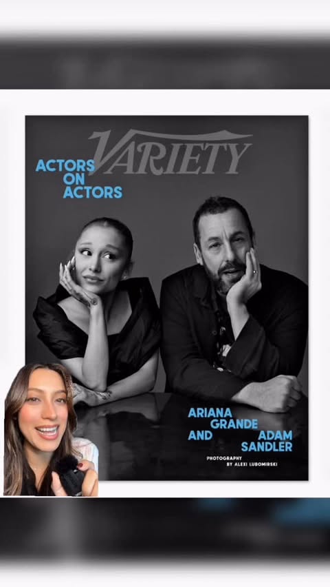 Instagram post by @natashalexis_ for Variety. Caption reads: [...] #ethanslater #actorsonactors @variety.