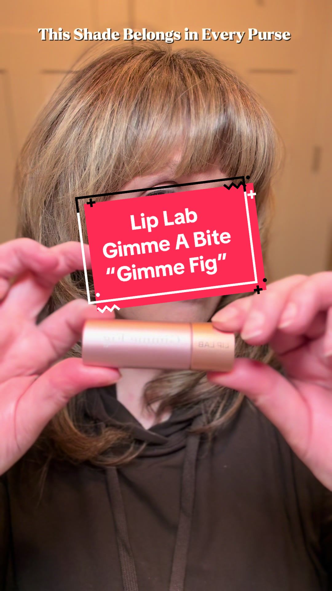 TikTok post by @theglamourbelle for Lip Lab. Caption reads: #creatorsearchinsights Lip Lab is known for their....