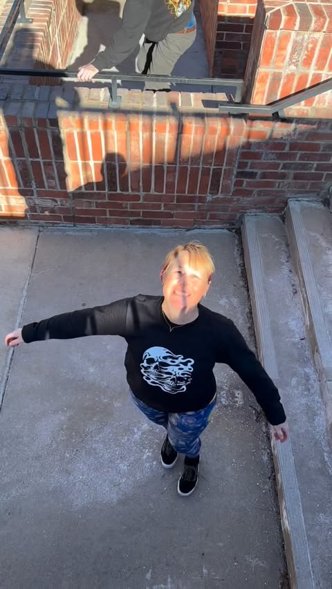 Instagram post by @mel2toes for Constantly Varied Gear. Caption reads: Being with my friends, outside doing parkour makes....