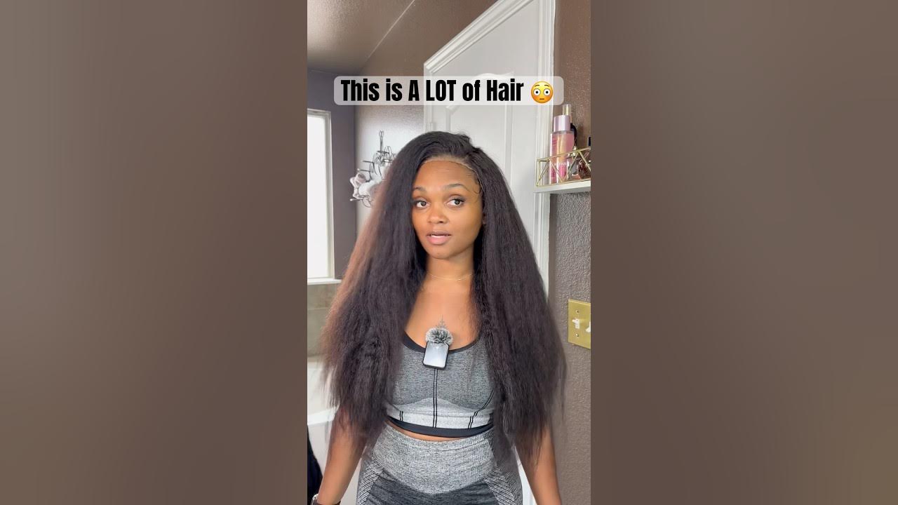 YouTube post by @VandyVanity for OQHAIR. Caption reads: OQ Hair Kinky Straight 360 lace #hairtutorial....