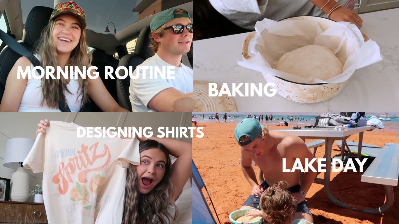 YouTube post by @alyssandallin for Walli Cases. Caption reads: VLOG: morning routine, lake day, launch photoshoot.