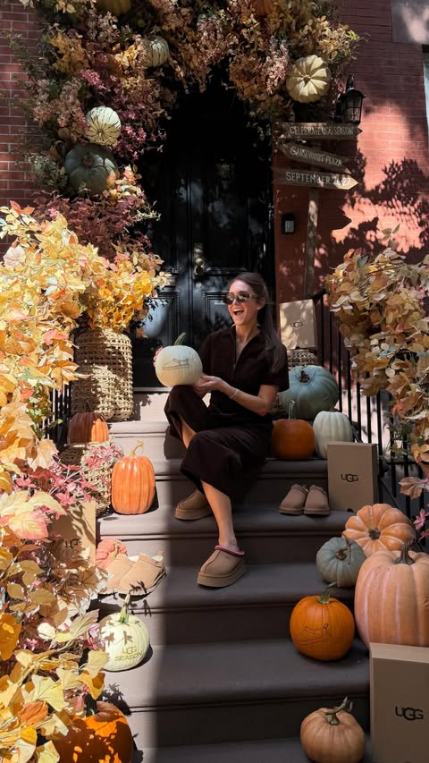 Instagram post by @stoopandthecity for UGG. Caption reads: [...] fall is here. It's the official start of....