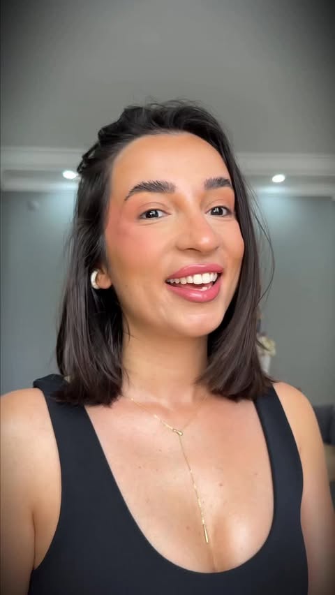Instagram post by @rougeaudace for Maybelline New York Türkiye. Caption reads: özlenen yaz akşamı makyajım - mon makeup de soirée....