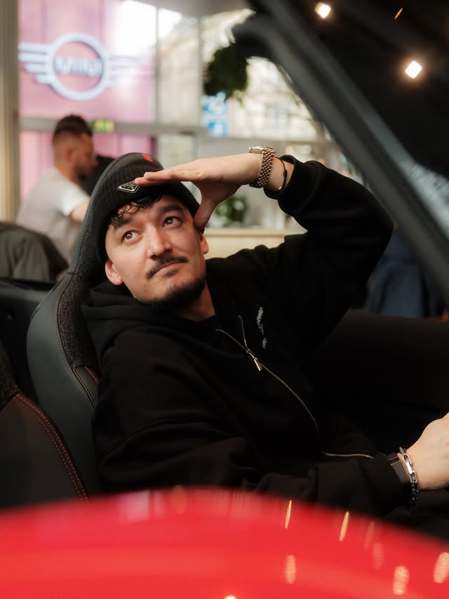 Instagram post by @montez.official for MINI Deutschland. Caption reads: Das war mein Jahr mit MINI. Vielen Dank an....