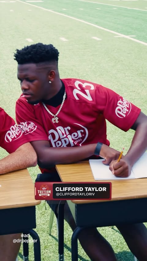 Instagram post by @cliffordtayloriv for Dr Pepper. Caption reads: [...] what’s even better? Competing in the....