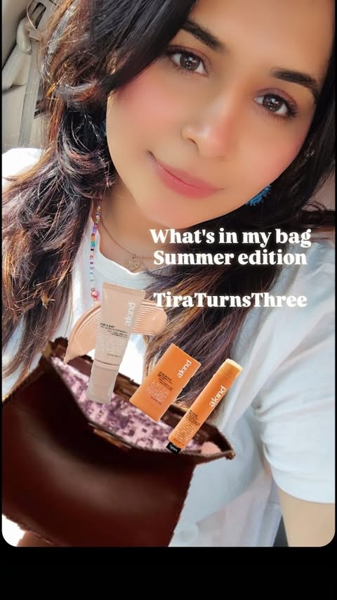 Instagram post by @nehadkaur for AKIND. Caption reads: [...] not kind to my skin… so I switched to Akind....