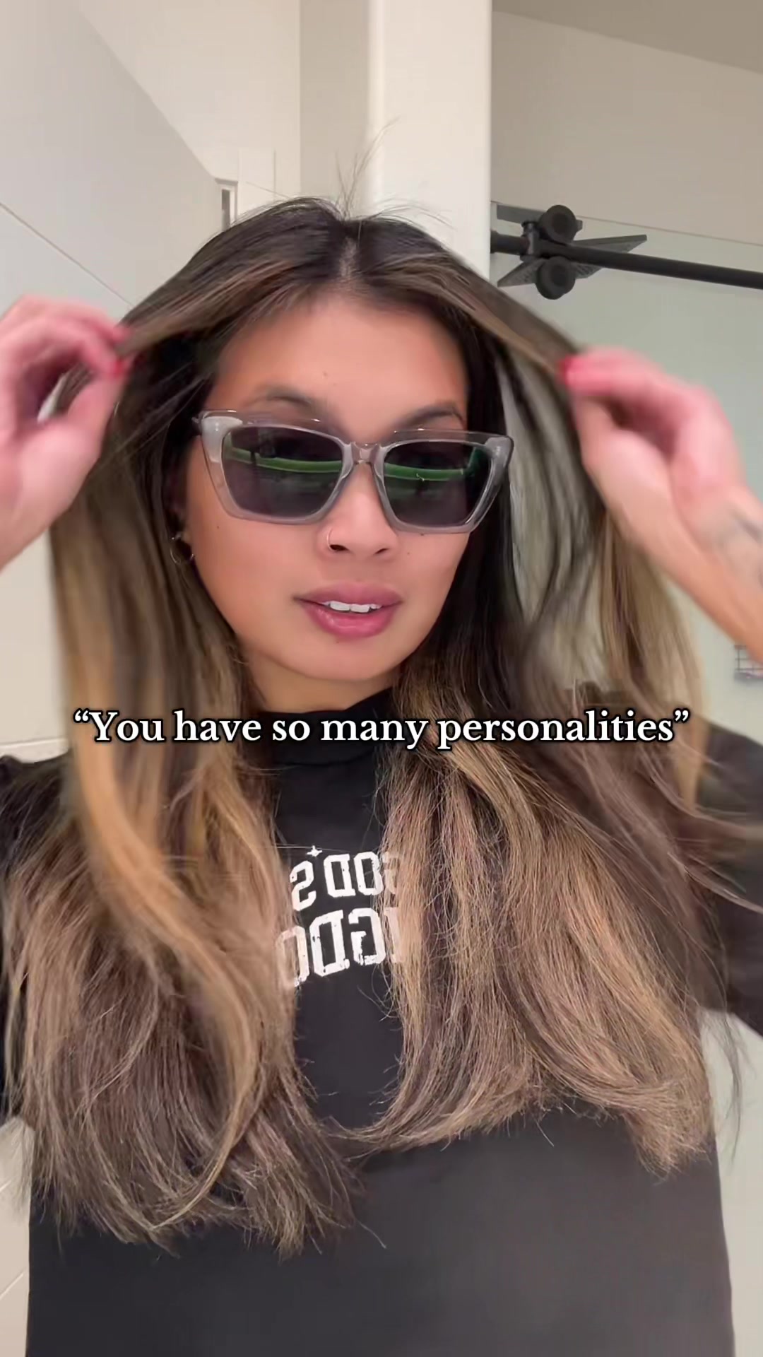 TikTok post by @dvnicag for Firmoo. Caption reads: Linked in my bio/linktree and don’t forget the....