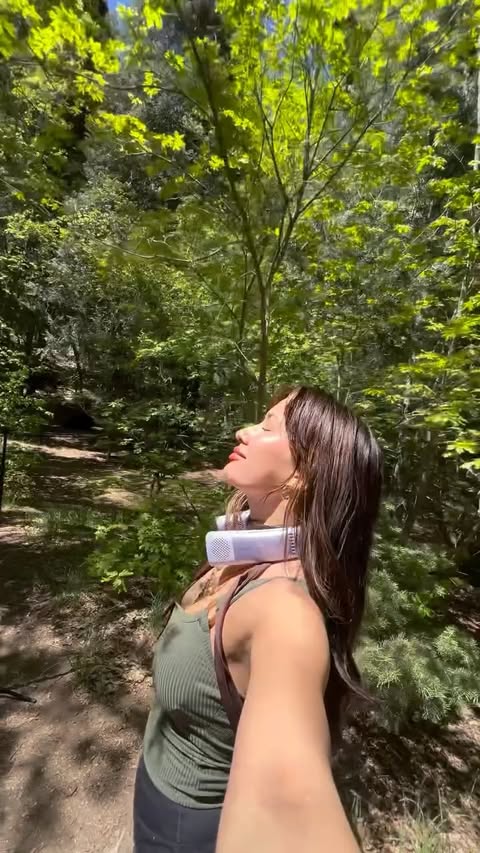Instagram post by @watermelanyy_ for TORRAS. Caption reads: [...] AC to the mountains ⛰️🌬️. This @torras_life....