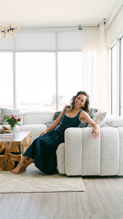 Instagram post by @sincerelyreneze for RC Willey. Caption reads: I’m SO excited to share this! 🥹✨ 

I was a little....