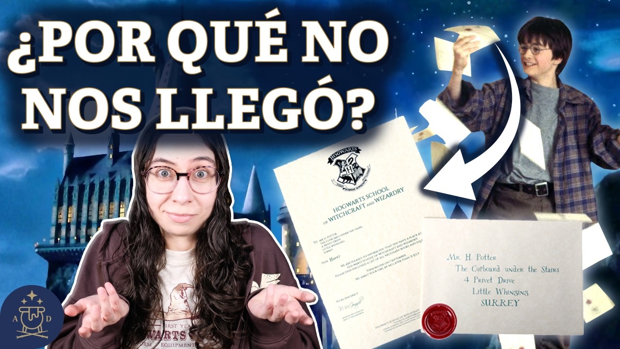 YouTube post by @ElAquelarreDeDany for Storytel. Caption reads: 🪄 The SECRET behind the Hogwarts letter ✉️ (the....