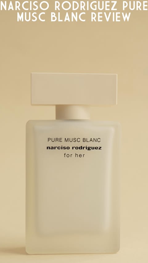 Instagram post by @eglegil for narciso rodriguez. Caption reads: Narciso Rodriguez news are in: Pure Musc Blanc &....