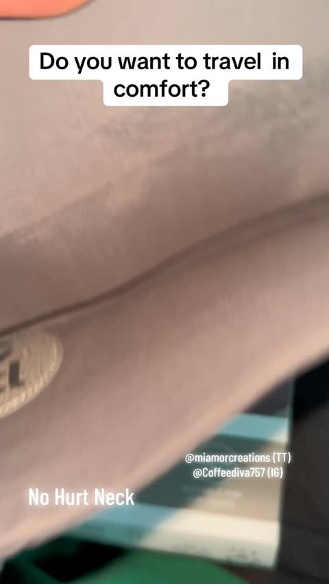 Instagram post by @coffeediva757 for Trtl Travel. Caption reads: [...] that tiny headrest… same 😭 BUT the Trtl....