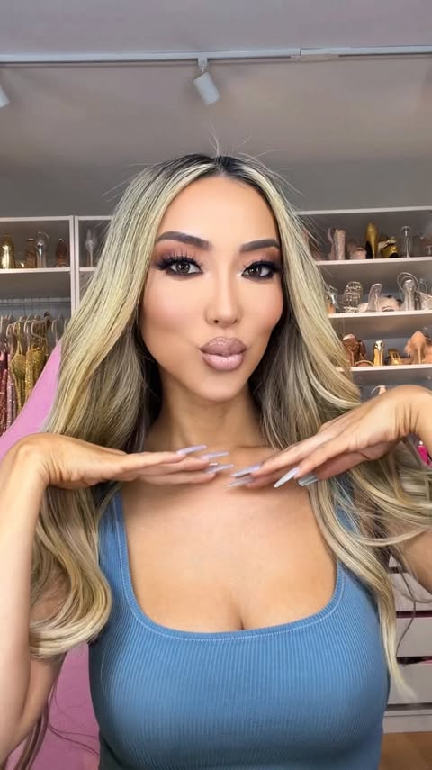 Instagram post by @arika for Amazon Beauty. Caption reads: [...] shop the products NOW exclusively at....