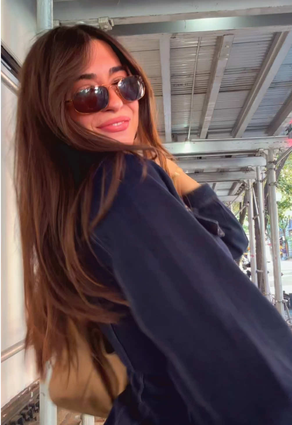 TikTok post by @blyyyyyythe for Showpo. Caption reads: NYFW with @Showpo. #showpo .