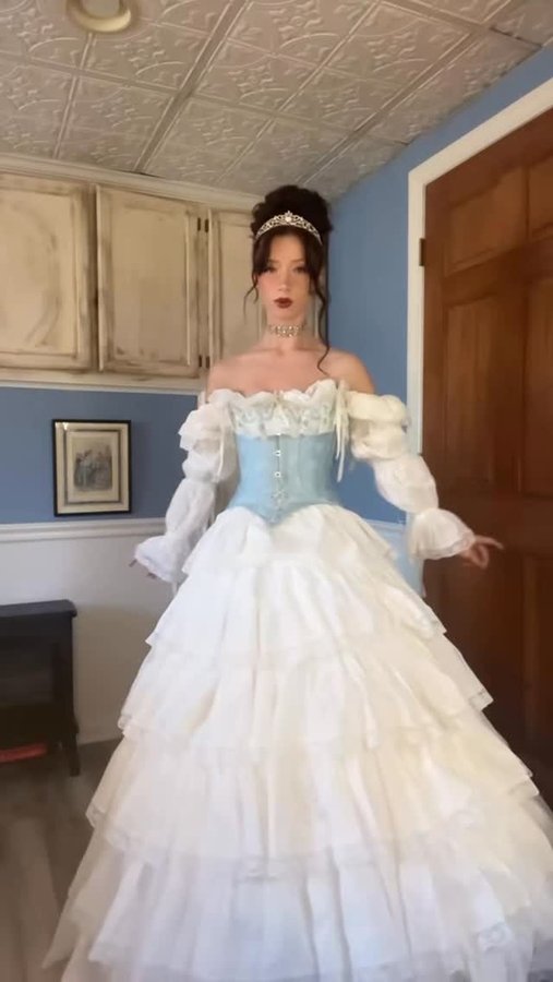 Instagram post by @annalysetaylor for Fanciful Doll. Caption reads: [...] winter fairy princesses ❄️

dress:....