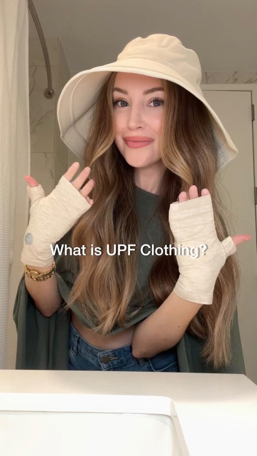 Instagram post by @jillian.gottlieb for Solbari. Caption reads: What is UPF + my faves from @solbari ✨....