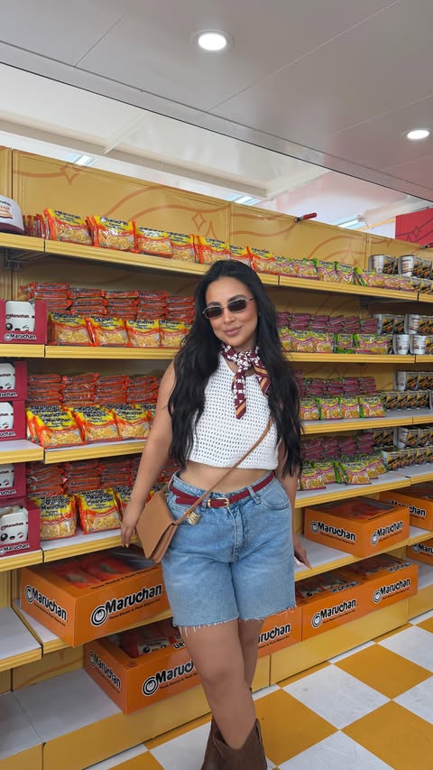 Instagram post by @stephaniezerimar for Maruchan. Caption reads: @maruchan_inc made for the perfect pit stop this....