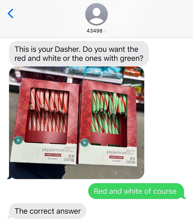 Instagram post by @iamstarvingaf for DoorDash. Caption reads: Red & white or nothing  #DoorDashPartner

Get....