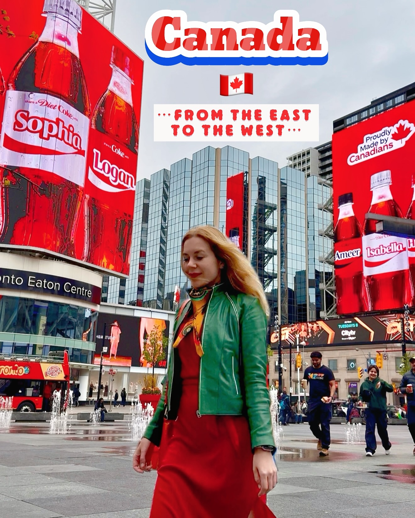 Instagram post by @marina.wayfarer_ for Toronto Life. Caption reads: Canada 🇨🇦 …from the East to the West…
…
#canada....