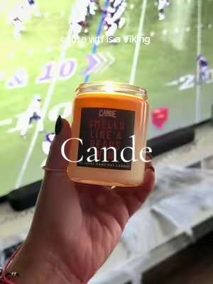 TikTok post by @dgarcia4522 for CE Craft Company. Caption reads: It’s Sunday, football is on, and my house smells....