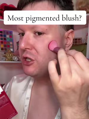 TikTok post by @rudevelvet for MUA Cosmetics Maroc. Caption reads: And they’re under £5 WOW 🔥 @MUA Cosmetics #blush....