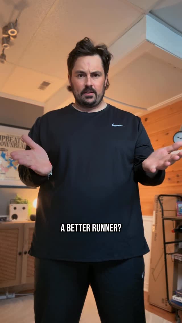 Instagram post by @brecarperuns for Sport Chek. Caption reads: People always ask me: how do you become a better....