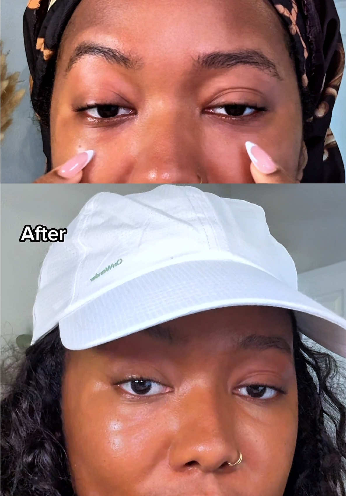 TikTok post by @shariyawise for Peter Thomas Roth. Caption reads: Undereye bags didn’t stand a chance. These #firmx....