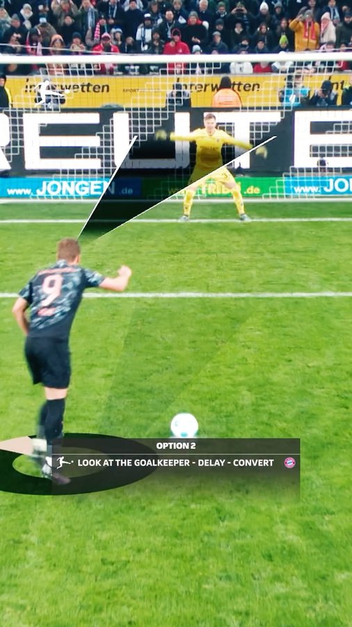 Instagram post by @bundesliga for Amazon Web Services. Caption reads: What are the secrets to @HarryKane's penalty....