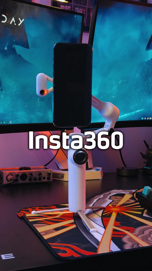 Instagram post by @deanwethers for Insta360. Caption reads: Get the @Insta360 Flow 2 Pro, the best phone....
