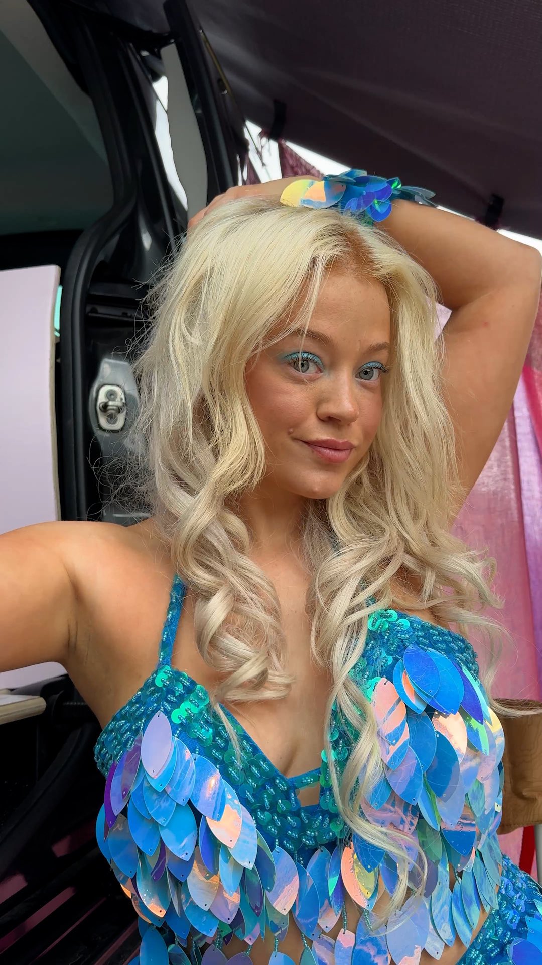 Instagram post by @festivalstyled for Batiste. Caption reads: Still not over the final day at Balter Festival....