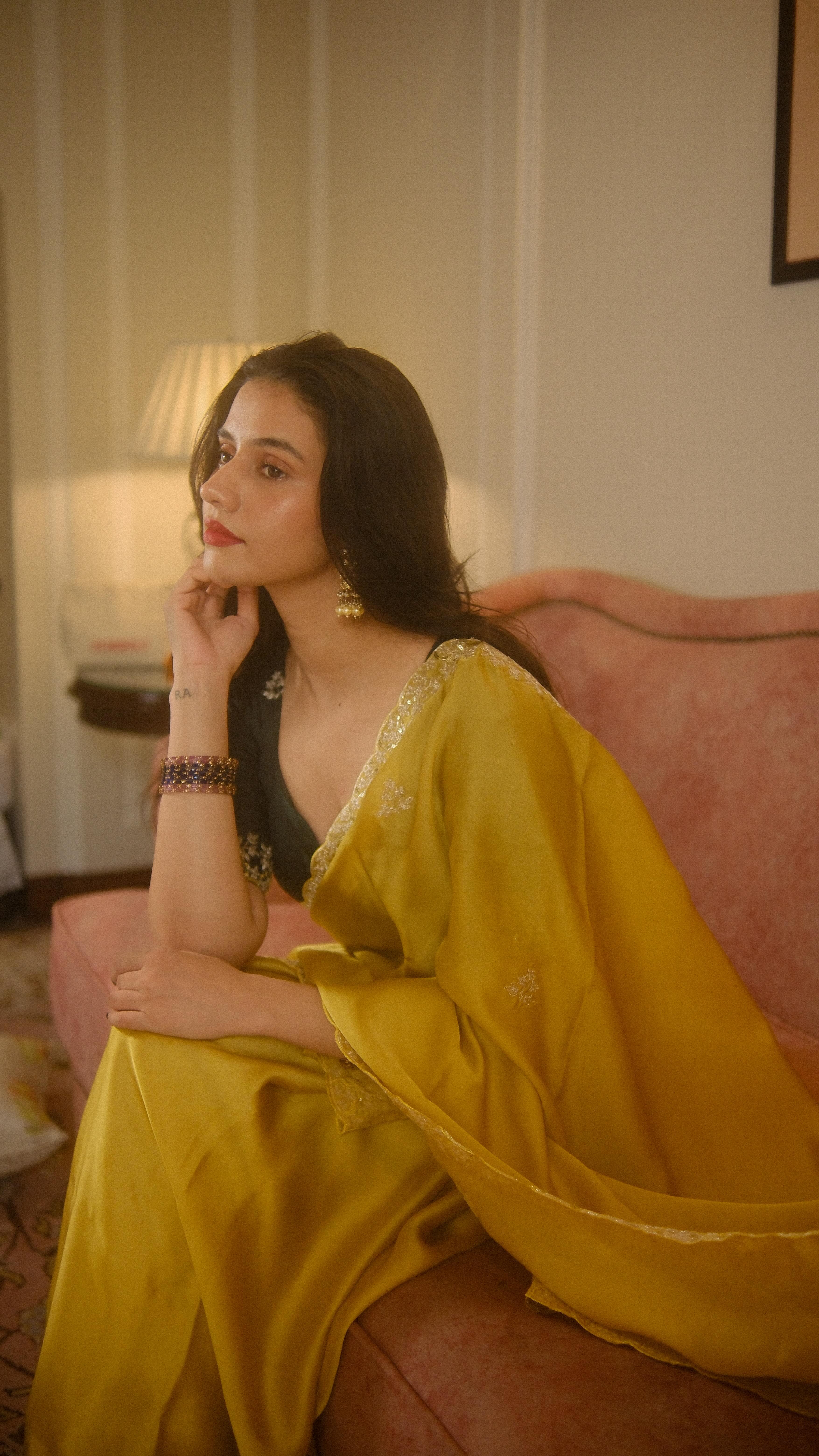 Instagram post by @mansha.karhana for Lifestyle Stores. Caption reads: One scroll through Alia’s glow and suddenly my....