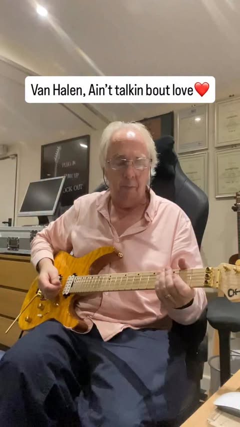 Instagram post by @oldgreyguitarist for Thomann. Caption reads: [...] you wish to purchase any equipment from....
