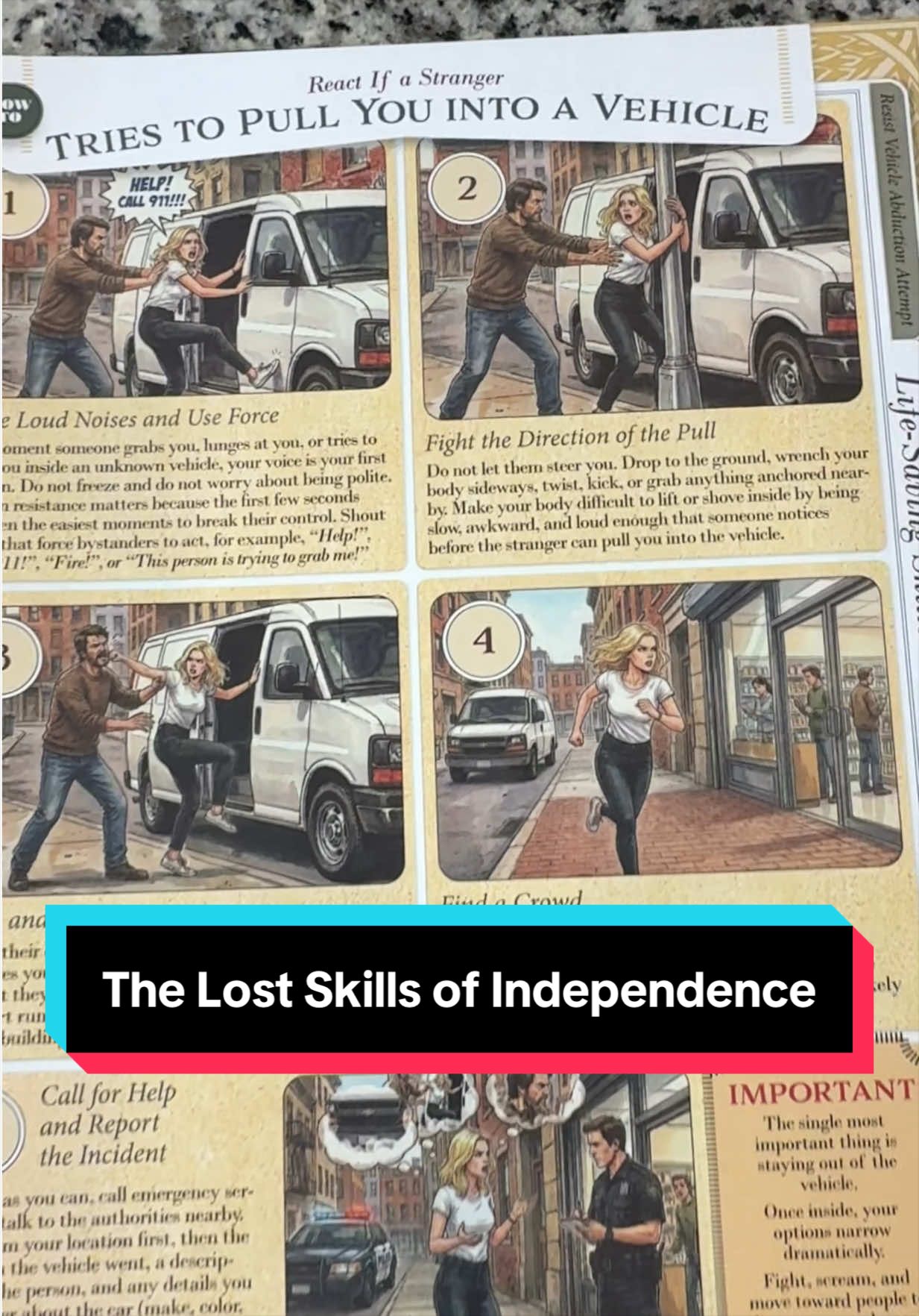 TikTok post by @graveyardgoonz for The Lost Skills. Caption reads: [...] #peopleskills #selfsufficient @The Lost....